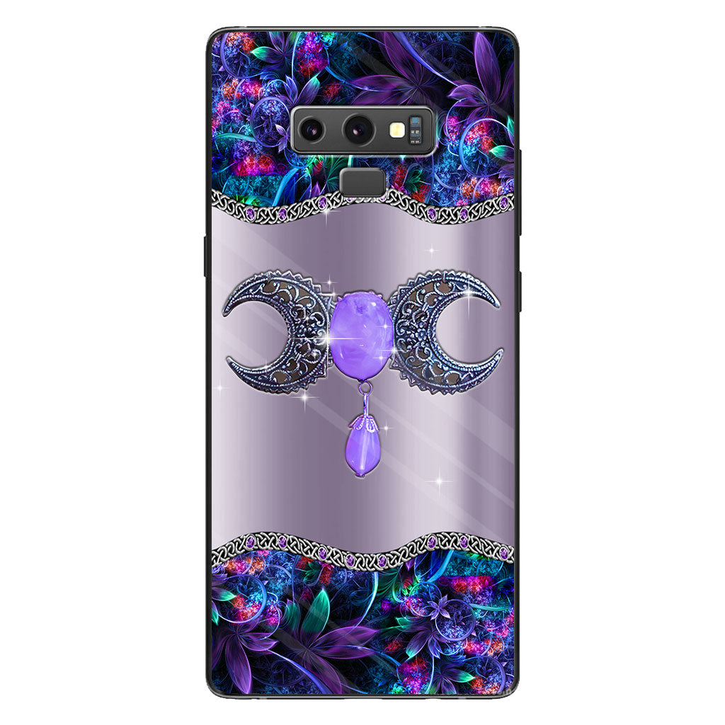 Mystery Witch Triple Moon - Personalized Phone Case With 3D Printed