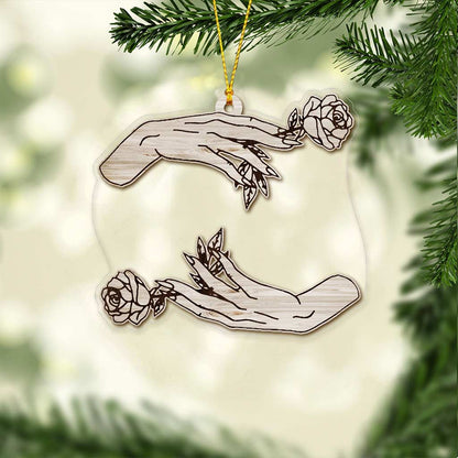 Blessed Be - Witch Transparent Ornament