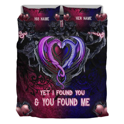 So Many In The Darkness - Personalized Dragon Quilt Set