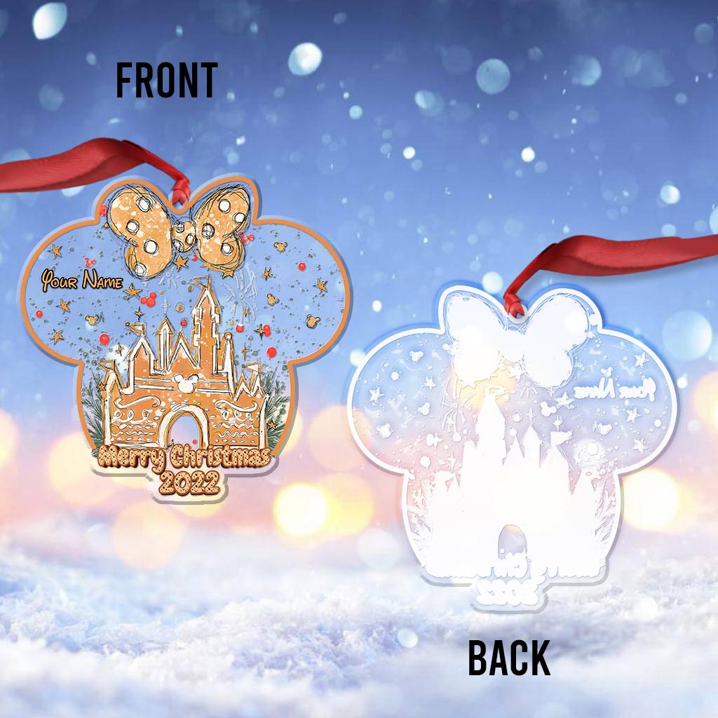 Magical Cookie - Personalized Christmas Mouse Transparent Ornament