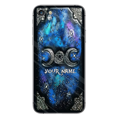 Tripple Moon Silver - Personalized Witch Phone Case
