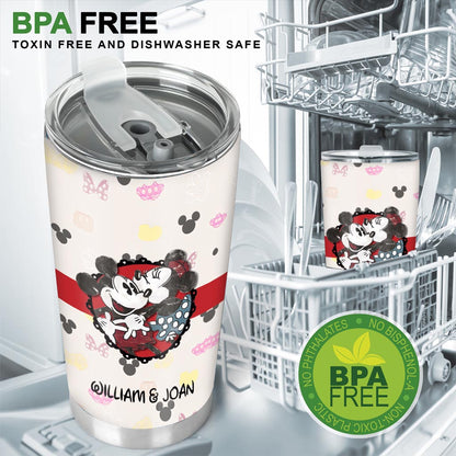 I Love You For All That You Are - Personalized Couple Mouse Tumbler