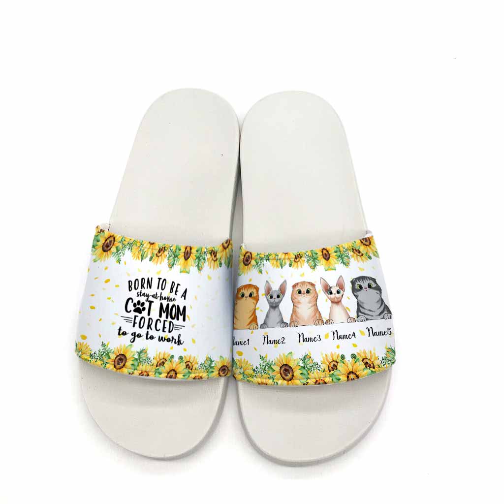 Cat Mom - Personalized Slide Sandals