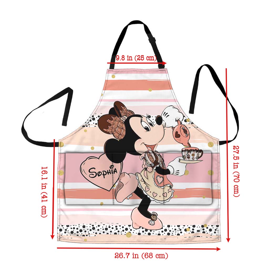 Just A Girl - Personalized Mouse Apron