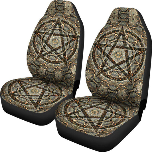 Pentacle Wicca - Witch Seat Covers 0822