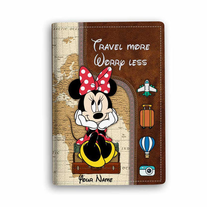 Travel More Worry Less - Personalized Passport Holder