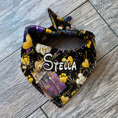 Magical Mouse Ears Lovely Paws - Personalized Mouse Pet Bandana