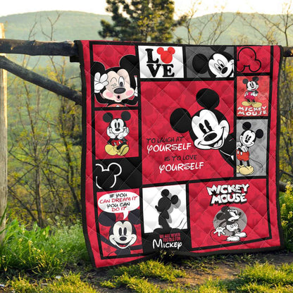 Love Yourself Mouse Quilt