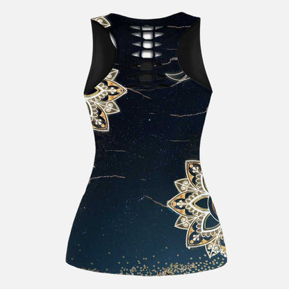 Eye Of Providence - Personalized Witch Hollow Tank Top and Women Shorts