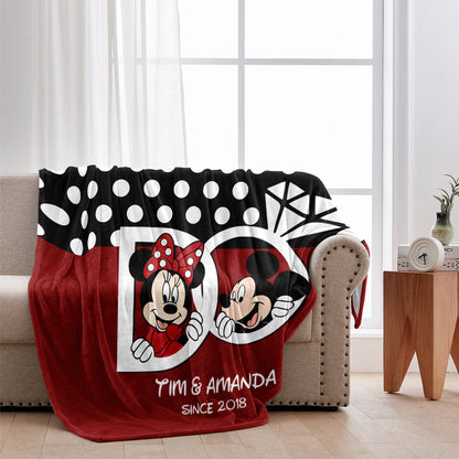 We Still Do - Personalized Couple Mouse Blanket