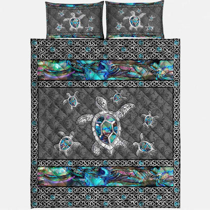 Love Turtles Blue Ocean - Quilt Set