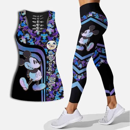 We're Never Too Old For Magic 50 Years Anniversary - Personalized Mouse Hollow Tank Top And Leggings
