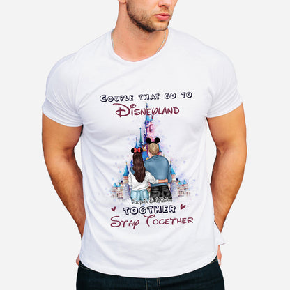 Couple That Go To Magical Land Together - Personalized Couple Mouse T-shirt and Hoodie