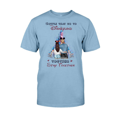 Couple That Go To Magical Land Together - Personalized Couple Mouse T-shirt and Hoodie