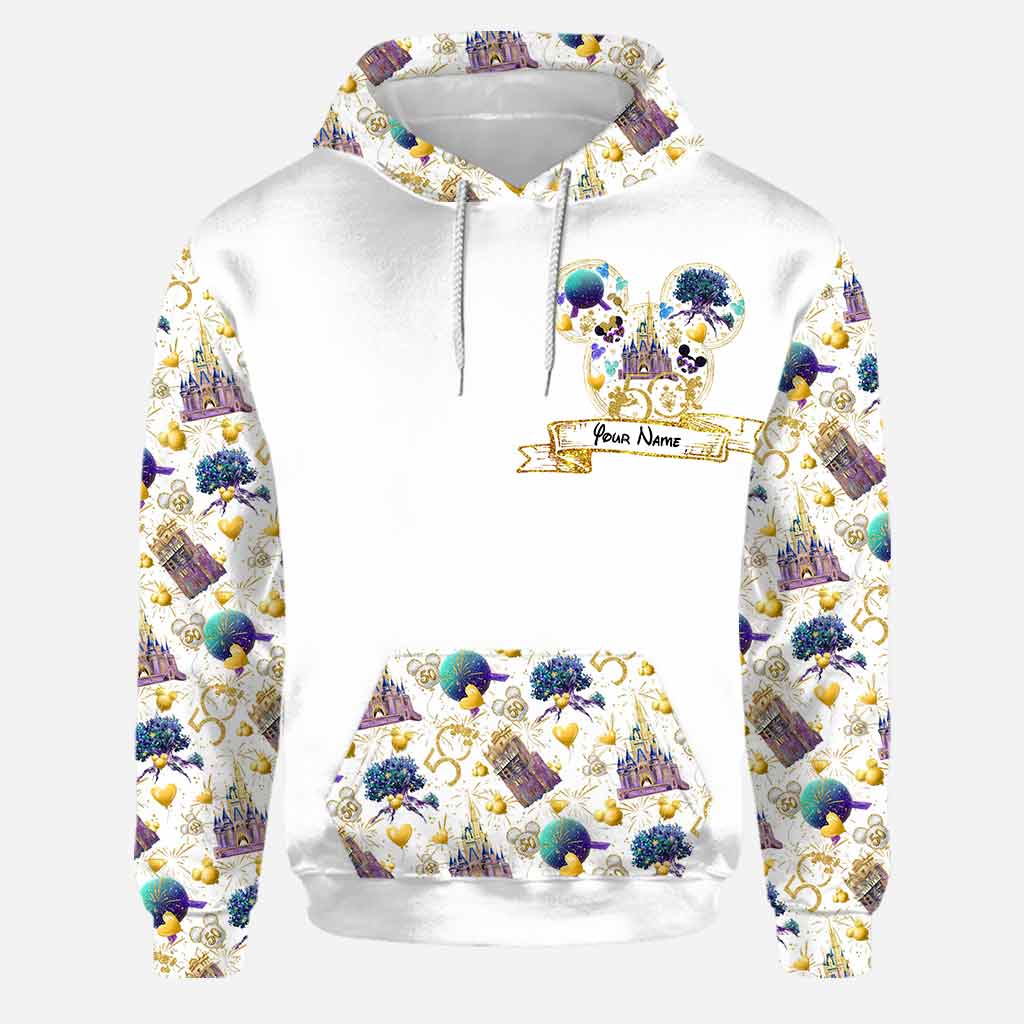 50th Anniversary Magical World Mouse Ears - Personalized Hoodie And Leggings