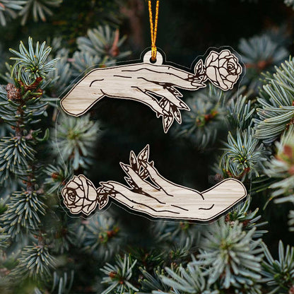 Blessed Be - Witch Transparent Ornament