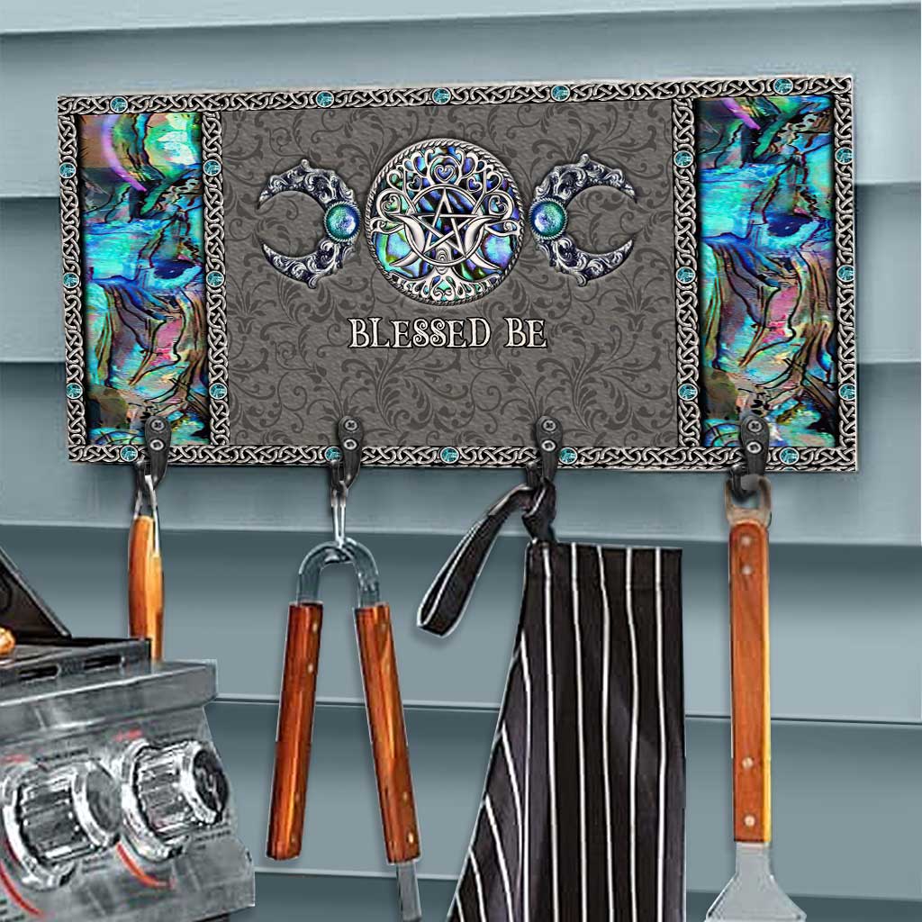 Witchy Vibes Triple Moon - Personalized Witch Key Rack