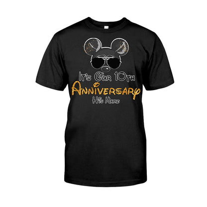 It's Our Anniversary - Personalized Mouse T-shirt and Hoodie