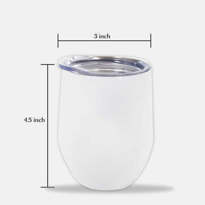 Here To Another Year Bonding Over Acohol - Personalized Bestie Wine Tumbler