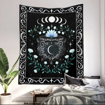 Witch Cauldron - Witch Wall Tapestry