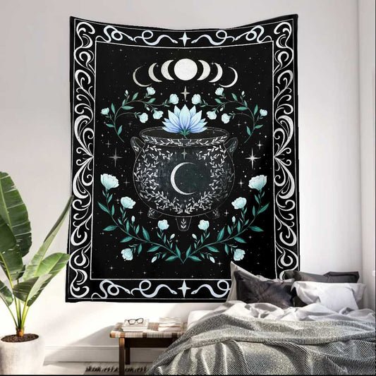 Witch Cauldron - Witch Wall Tapestry