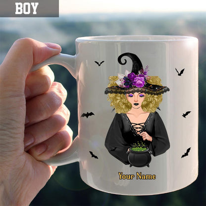 Witches Brew Coffee Co. - Personalized Halloween Witch Mug