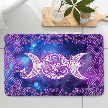 Moon Phase - Witch Bathroom Curtain & Mats Set