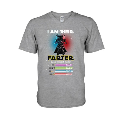 I Am Their Father - Personalized Father's Day T-shirt and Hoodie