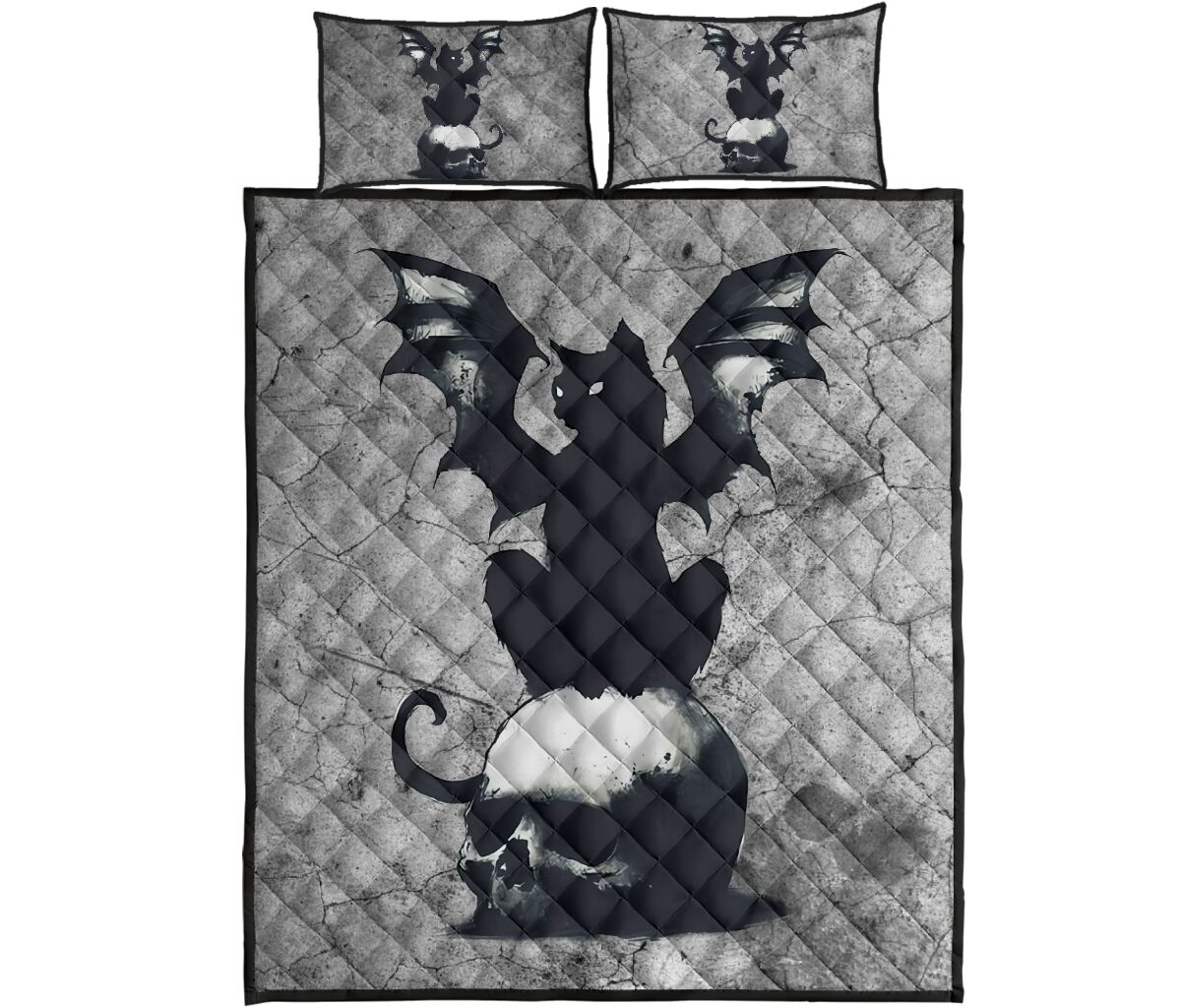 Cool Things Cat  Quilt Set 0622