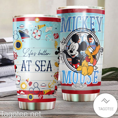 Life's Better At Sea Mouse Tumbler 0523