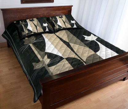 Cat Art Cat Quilt Set 0622