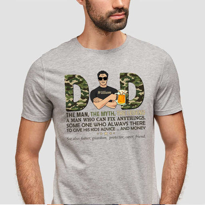 Dad Definition - Personalized Father's Day T-shirt and Hoodie