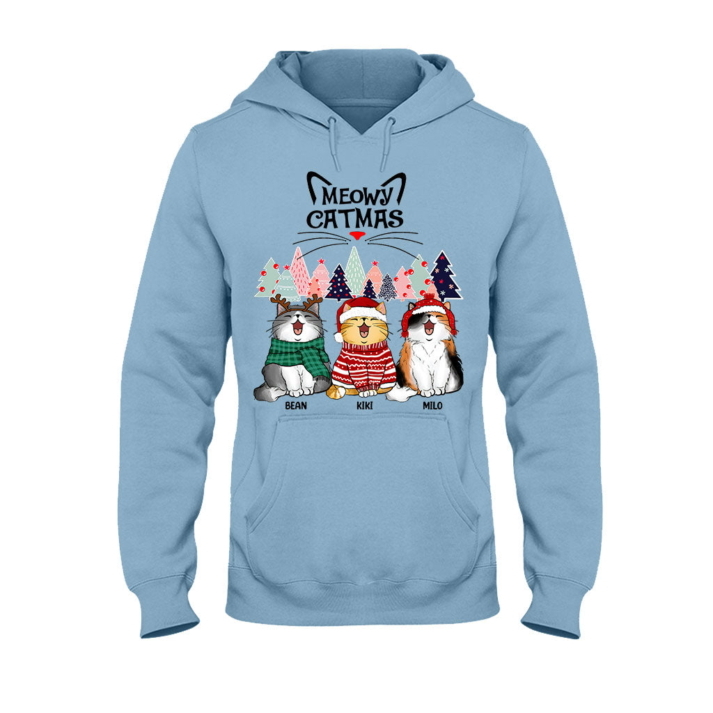 Meowy Catmas - Personalized Cat T-shirt and Hoodie