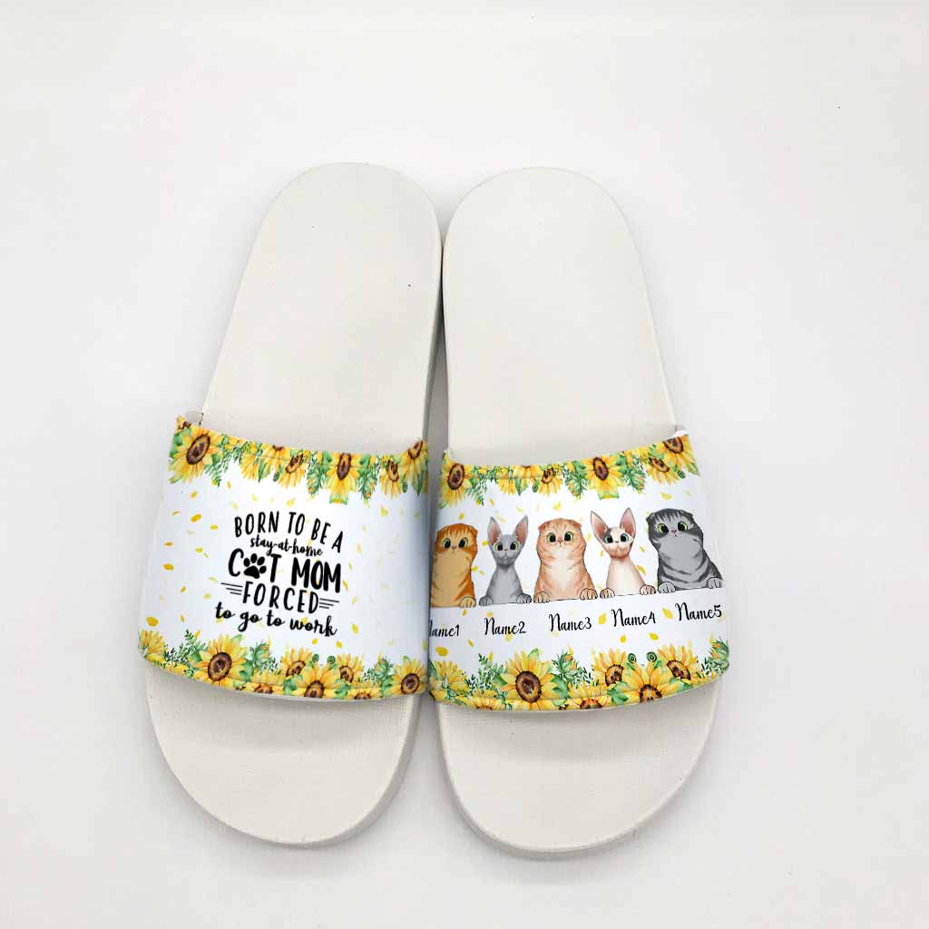 Cat Mom - Personalized Slide Sandals