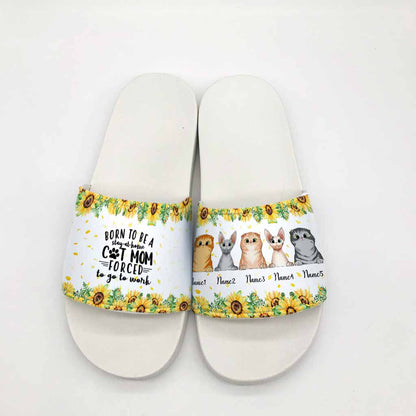 Cat Mom - Personalized Slide Sandals