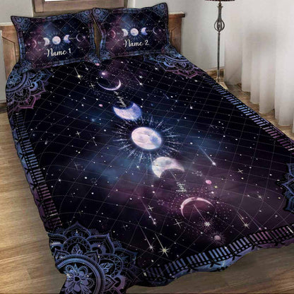 Witch Symbol Galaxy - Personalized Quilt Set