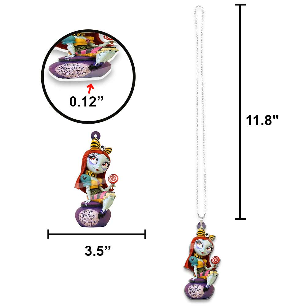 Deadly Night Shade - Nightmare Car ornament (Printed On Both Sides)