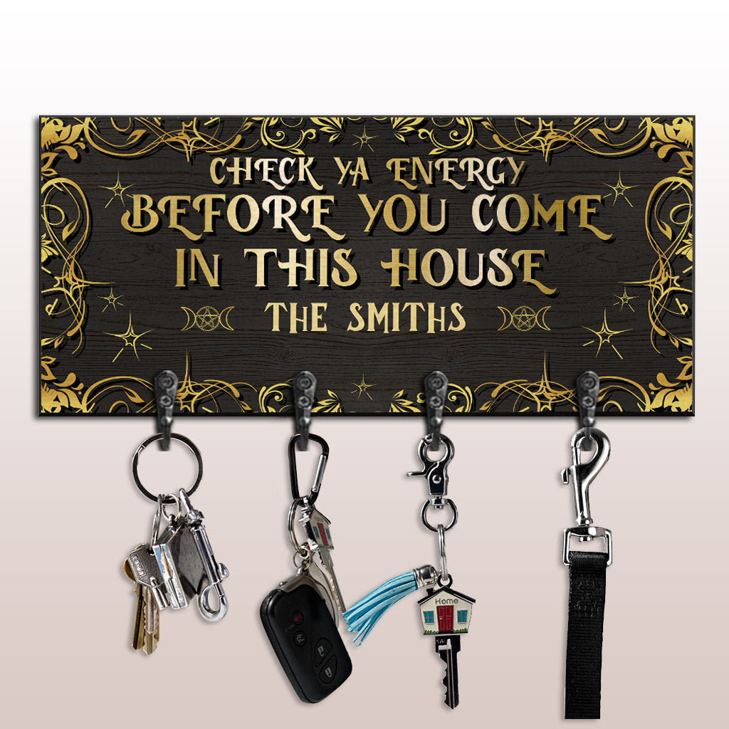 Check Ya Energy - Personalized Witch Key Rack