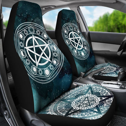 Wicca Moon Phases - Witch Seat Covers 0822