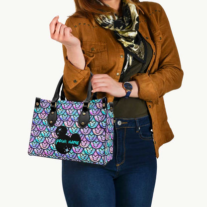 Magical Journey - Personalized Mouse Leather Handbag