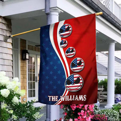 Hello Darkness - Personalized Nightmare House Flag