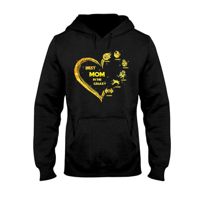 Best Mom In The Galaxy - Personalized Mother's Day The Force T-shirt and Hoodie