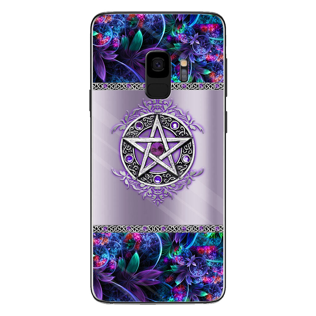 Purple Pentacle Witch - Personalized Phone Case