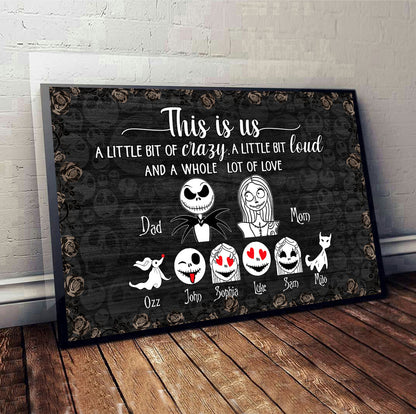 This Is Us - Personalized Nightmare Canvas And Poster