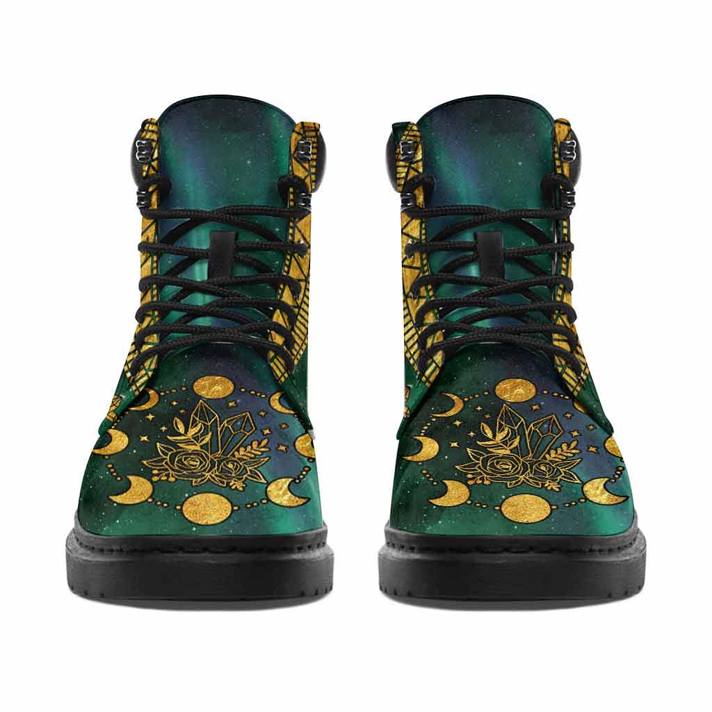 Witch Inspired - Personalized All Season Boots With Pastel Pattern