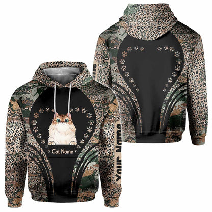 Love Cats - Personalized All Over T-shirt and Hoodie