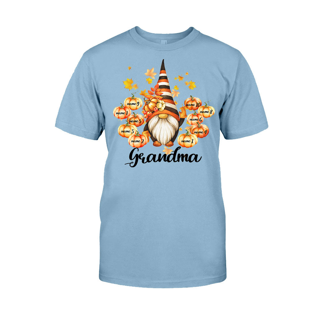 Grandma - Personalized Fall Grandma T-shirt and Hoodie