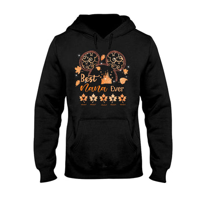 Best Nana Ever - Personalized Mouse T-shirt and Hoodie