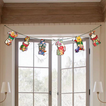 Christmas Latte - Christmas Mouse 6 Pieces Garland
