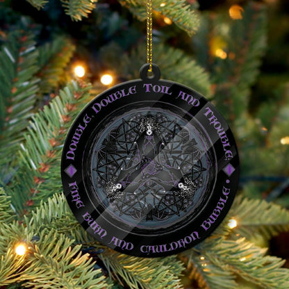 A Celtic Witches' Brew - Witch Ornament (Printed On Both Sides) 1022